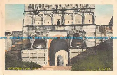 R136432 Fathapur Sikri. Elefantentor. F.S. 453. D. Makropolo