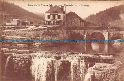 R135282 Pont de la Chaux. Lemme Wasserfall. B. Brüder