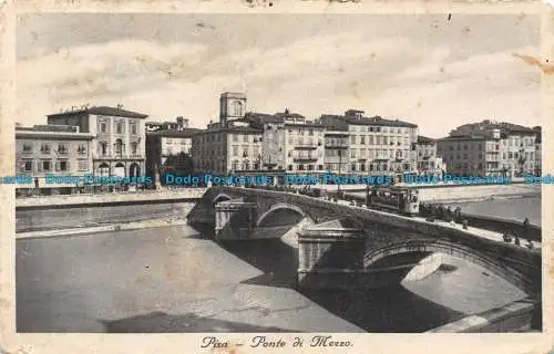 R137132 Pisa. Mittelbrücke. Caesar Haar