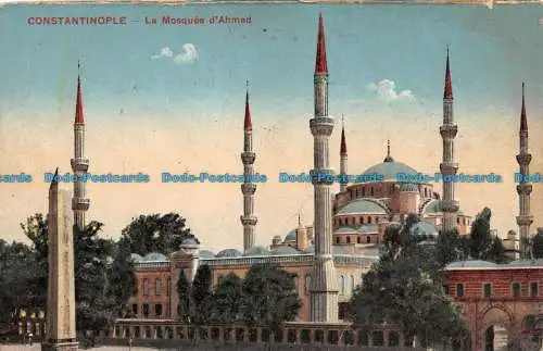 R135845 Konstantinopel. Die dAhmed Moschee