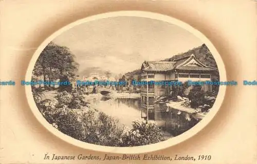 R137231 In japanischen Gärten. Britische Japan-Ausstellung. London. 1910. Valentinstag