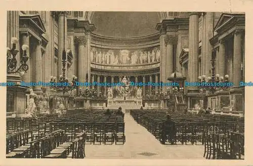 R137235 Paris. Innenraum der Madeleine. E. Papeghin