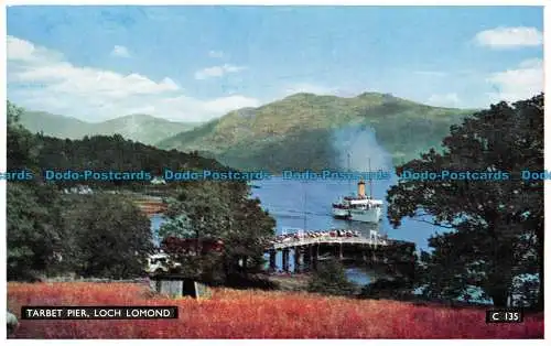 R135938 Tarbet Pier. Loch Lomond. Die Mastercolour-Serie. A.D. Henderson