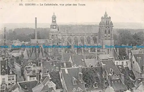 R136566 Gisors. Die Kathedrale aus der Sicht der Türme. A. Bardel