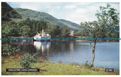 R135951 Ardlui Pier. Loch Lomond. Die Mastercolour-Serie. A.D. Henderson