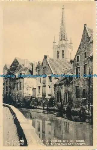 R137280 Leuven. Der Dyle und der Turm der heiligen Gertrude. Ern. Thill. Nels