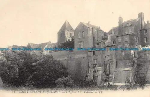 R136613 Saint Valery Sur Somme. LEglise und Klippen. LL