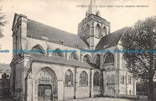 R136631 Evreux. LEglise Saint Taurin. Südliches Ensemble