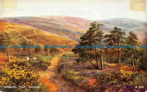 R137343 Webbers Post. Exmoor. Valentinstag. 1968