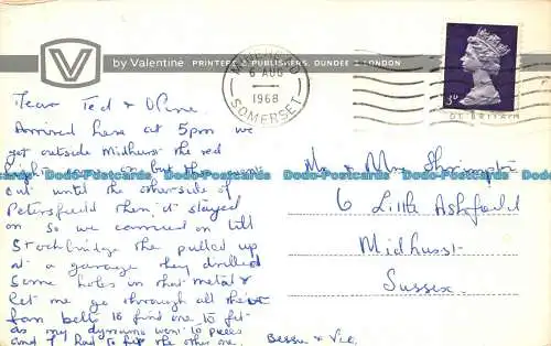 R137343 Webbers Post. Exmoor. Valentinstag. 1968