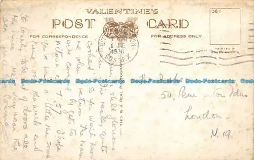 R136044 Der Strand. Littlehampton. Valentinstag. RP. 1938