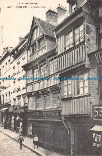 R136666 Die Normandie. Leicht. Große Straße. C.P.A