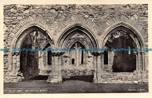 R137363 Netley Abbey. Das Kapitelhaus. Ministerium für Arbeiten. Krone