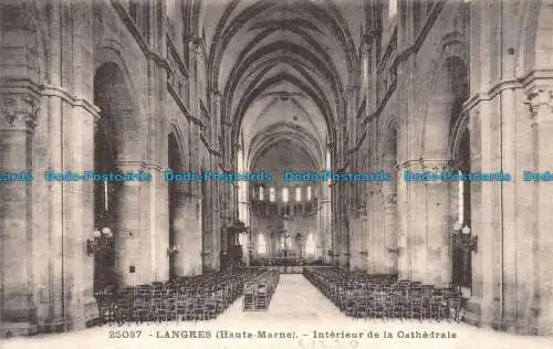 R136685 Langres. Haute Marne. Innenraum der Kathedrale. C.L.B