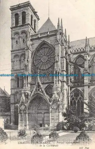 R136689 Chalons sur Marne. Nordtor der Kathedrale. ND. Foto