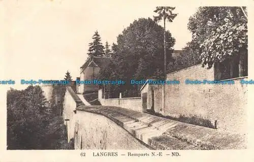 R136697 Langres. Stadtmauern N.E. ND. Photomechanik