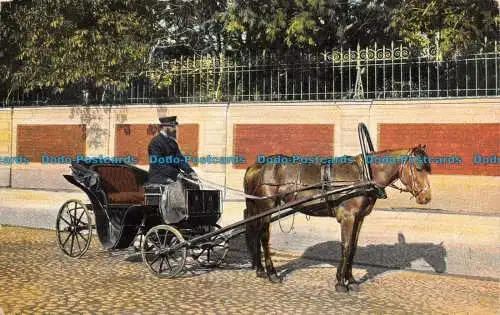 R137401 Pferd. Coach. Postkarte