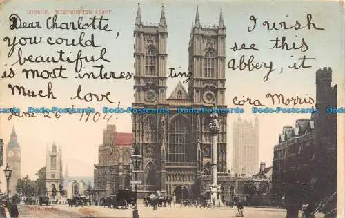 R136758 London. Westminster Abbey. 1904