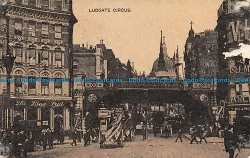 R136762 Ludgate Circus. Die Auto Foto Serie