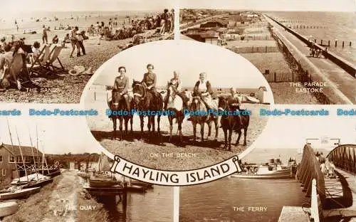 R137463 Hayling Island. Valentinstag. RP. Multi View