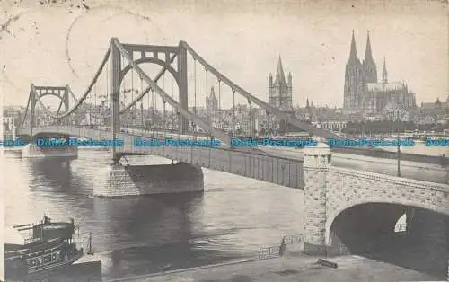 R136790 Brücke. Stadtansicht. Alte Fotografie