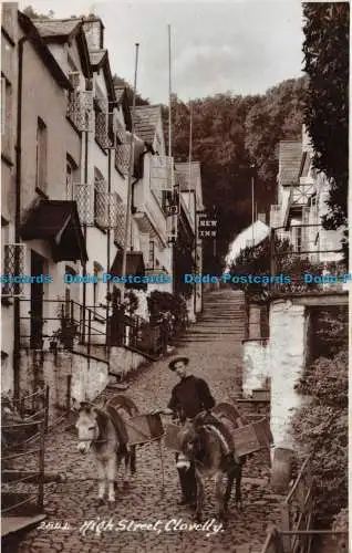 R136832 2844. High Street. Clovelly. E.A. Sweetman. RP. 1935