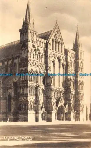 R137522 Kathedrale von Salisbury. Westfront