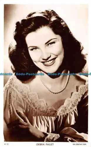 R136873 Debra Paget. 20th Century Fox. Die Picturegoer-Serie. Nein. W 977