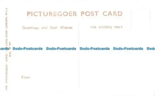 R136873 Debra Paget. 20th Century Fox. Die Picturegoer-Serie. Nein. W 977