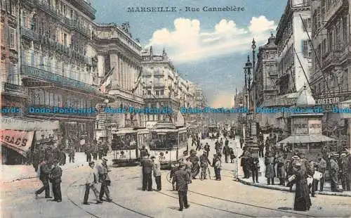 R137605 Marseille. Rue Cannebiere