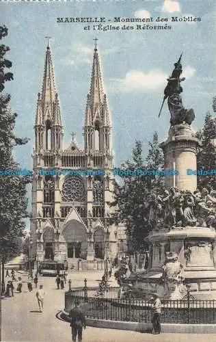 R137618 Marseille. Mobildenkmal und Reformationskirche