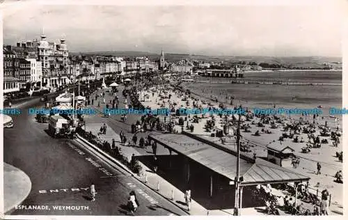 R136945 Esplanade. Weymouth. RP. 1950