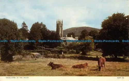 R137716 Widecombe im Moor. Jarrold. Cotman Farbe