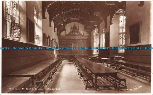 R137791 Die Halle. St. Johns College. Cambridge. Walter Scott. RP