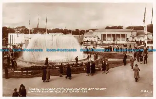 R137847 Nordkaskadenbrunnen und Kunstpalast. Empire-Ausstellung. Schottland 19