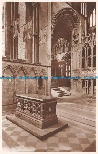 R137945 Grab von Sir Gryffyth Ryce. Kathedrale von Worcester. Die Damenkapelle. Serie