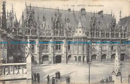 R138060 C.V. 379. Rouen. Justizpalast. 1916