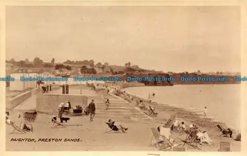 R138104 Paignton. Preston Sands. Wymans Gravurserie