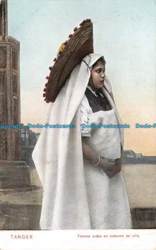 R138118 Tanger. Arabische Frau im Stadtkostüm. A. Benzaquen