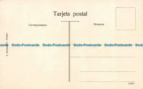 R138118 Tanger. Arabische Frau im Stadtkostüm. A. Benzaquen