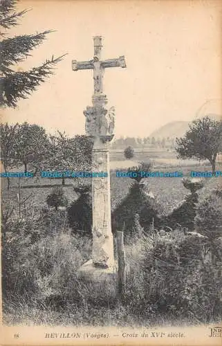 R138608 Revillon. Vogesen. Kreuz aus dem 16. Jahrhundert. ND Foto. Neurdein. 1922