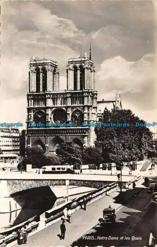 R138186 Paris. Notre Dame et les Quais. U. A.T. 1949