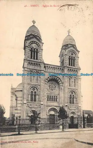 R138634 Nancy. Herz-Jesu-Kirche. Maison des Stores Reunis. 1924