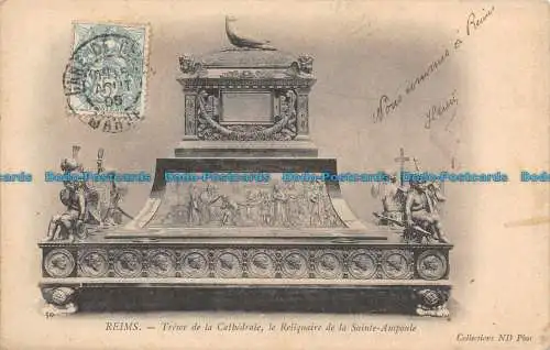 R138655 Reims. Schatz der Kathedrale das Reliquiar der Heiligen Glühbirne. ND. P