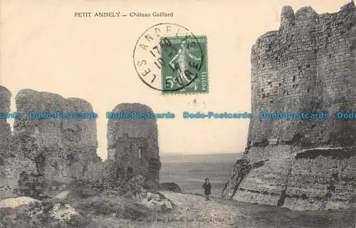 R138668 Petit Andely. Chateau Gaillard. Eug. Leconte. 1914