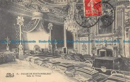 R138690 Palais de Fontainebleau. Thronsaal. 1919