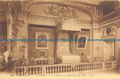 R138692 Versailles. Das Schloss. Das Schlafzimmer Ludwigs XVI. LL