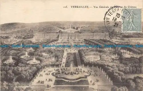 R138720 Versailles. Allgemeine Ansicht. Schloss. L.L.D. 1921