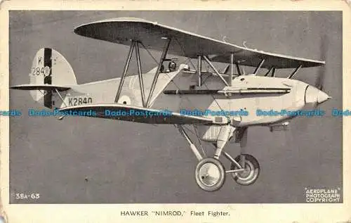 R139355 Hawker Nimrod. Flottenkämpfer. Flugzeug. Valentinstag