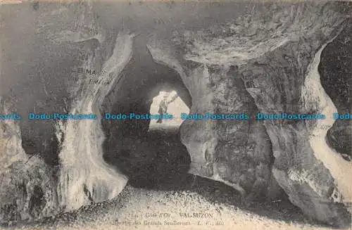 R138768 Goldbewertung. Val Suzon. Höhle der großen Einsamen. L.V